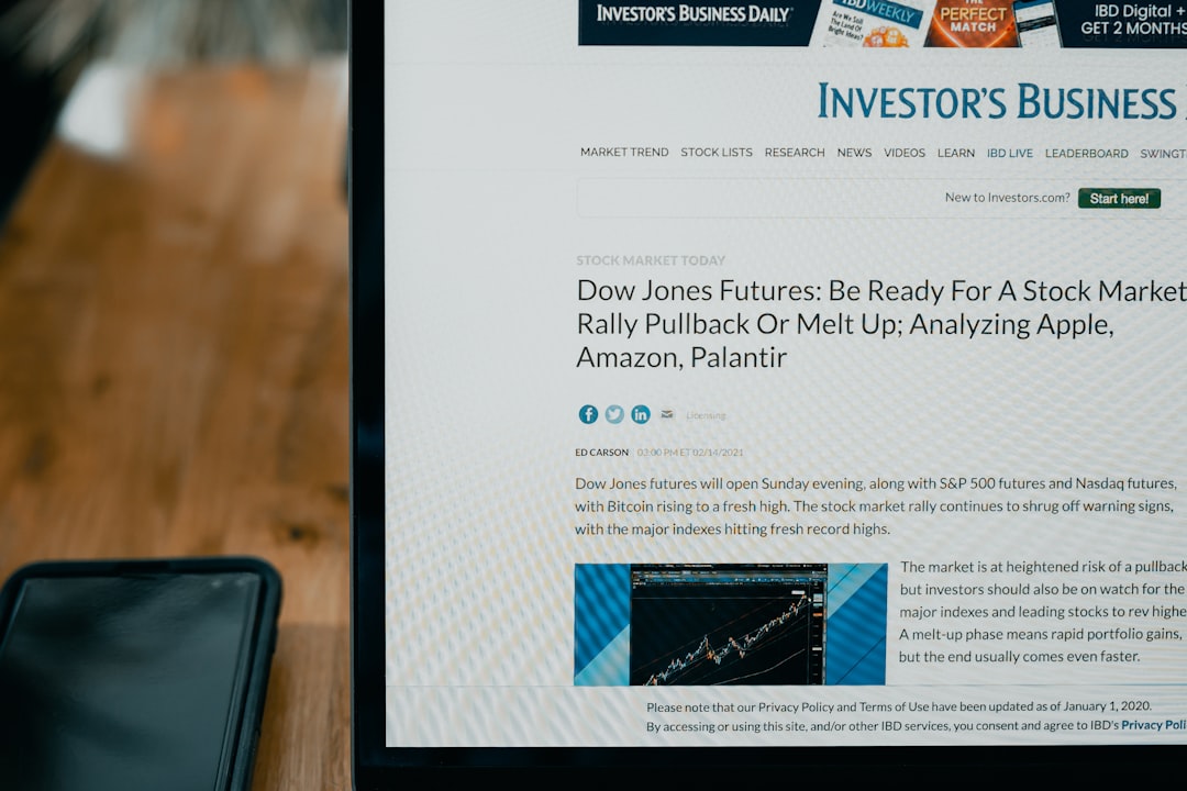 Modern robo-advisor dashboard